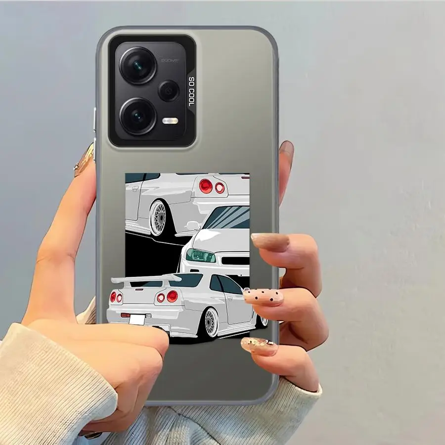 Funda trasera de teléfono para Xiaomi Redmi 9T 9C 12C A5 K60 14C 10C A1 A2 Plus 13C Sport Car - imagen 3