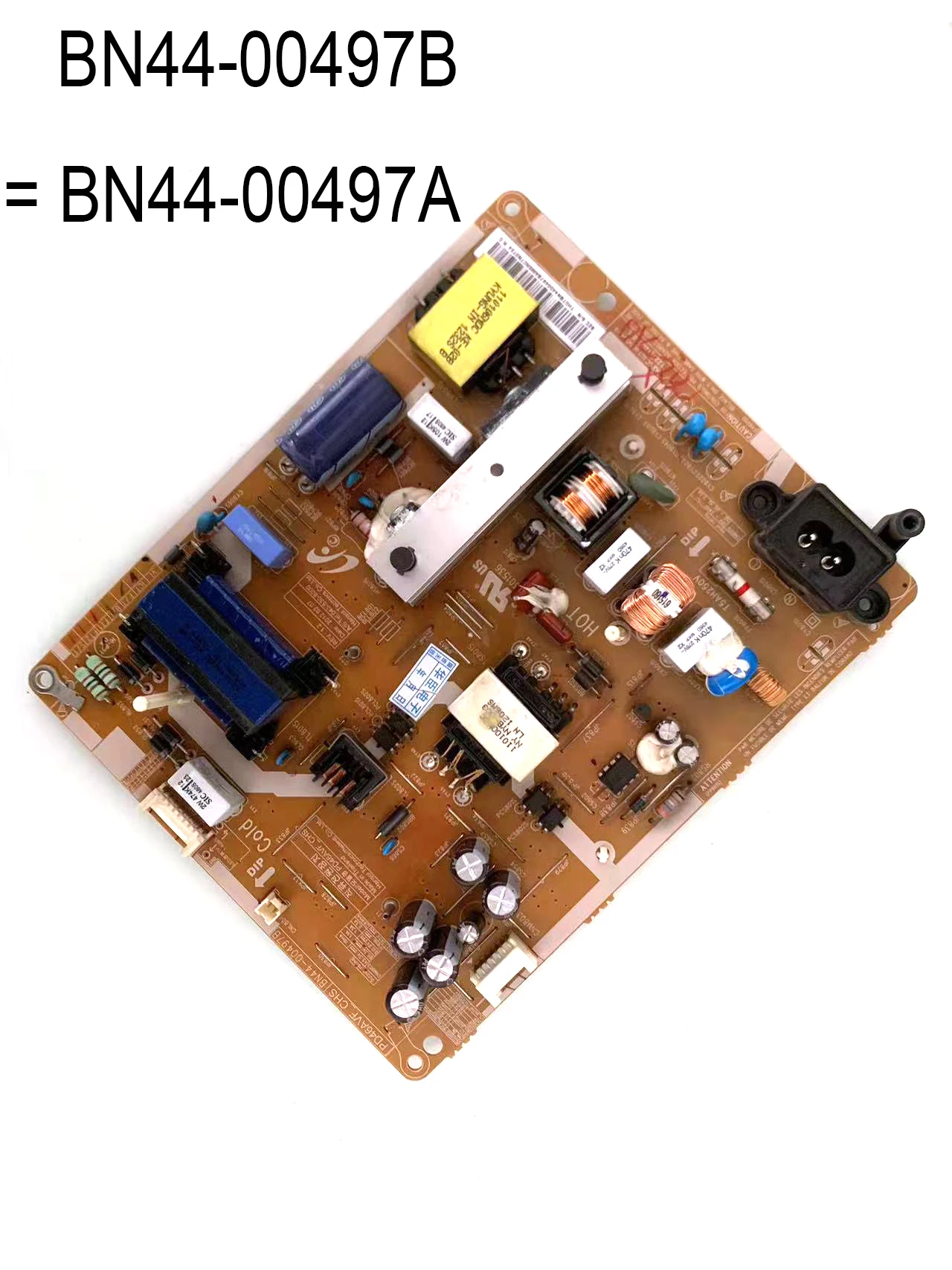BN44-00497B = BN44-00497A pd46avf _ CHS Placa de fuente de alimentación para TV UE46EH5000W, UA46EH5000R, UN46EH5000F, un46eh50f, HG46NA570LB