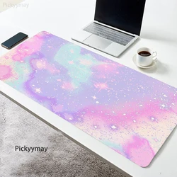 Alfombrilla Ratón Gaming Kawaii Púrpura Grande – Escritorio