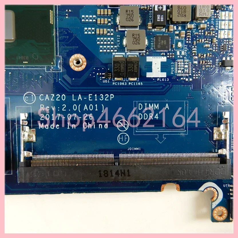 LA-E132P con i5-6300U/i5-7300U CPU placa base para portátil DELL Latitude 7480 E7480 placa base para portátil 100% probado OK - imagen 5