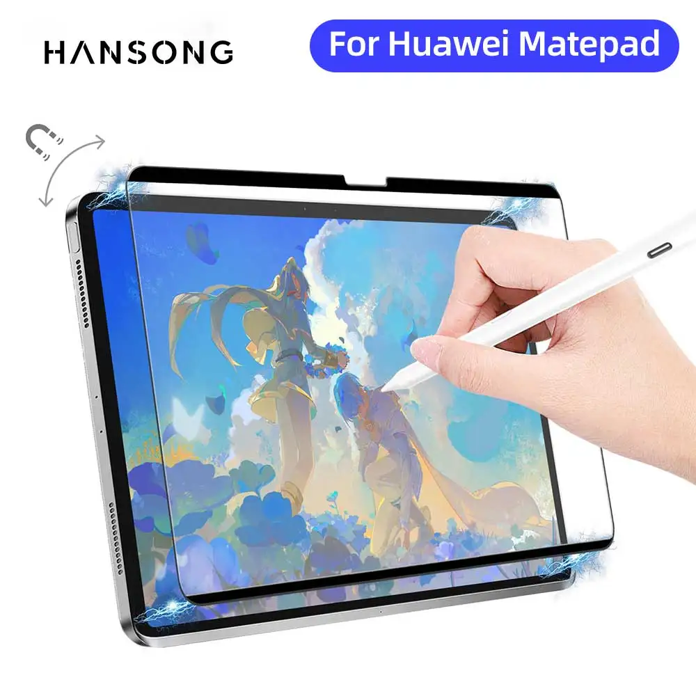 Para Huawei Matepad 11,5/Air 11,5 película de sensación de papel magnético para Huawei HonorX8 Pro / X9 11,5 pulgadas Matepad 11.5S 11/SE 11 película