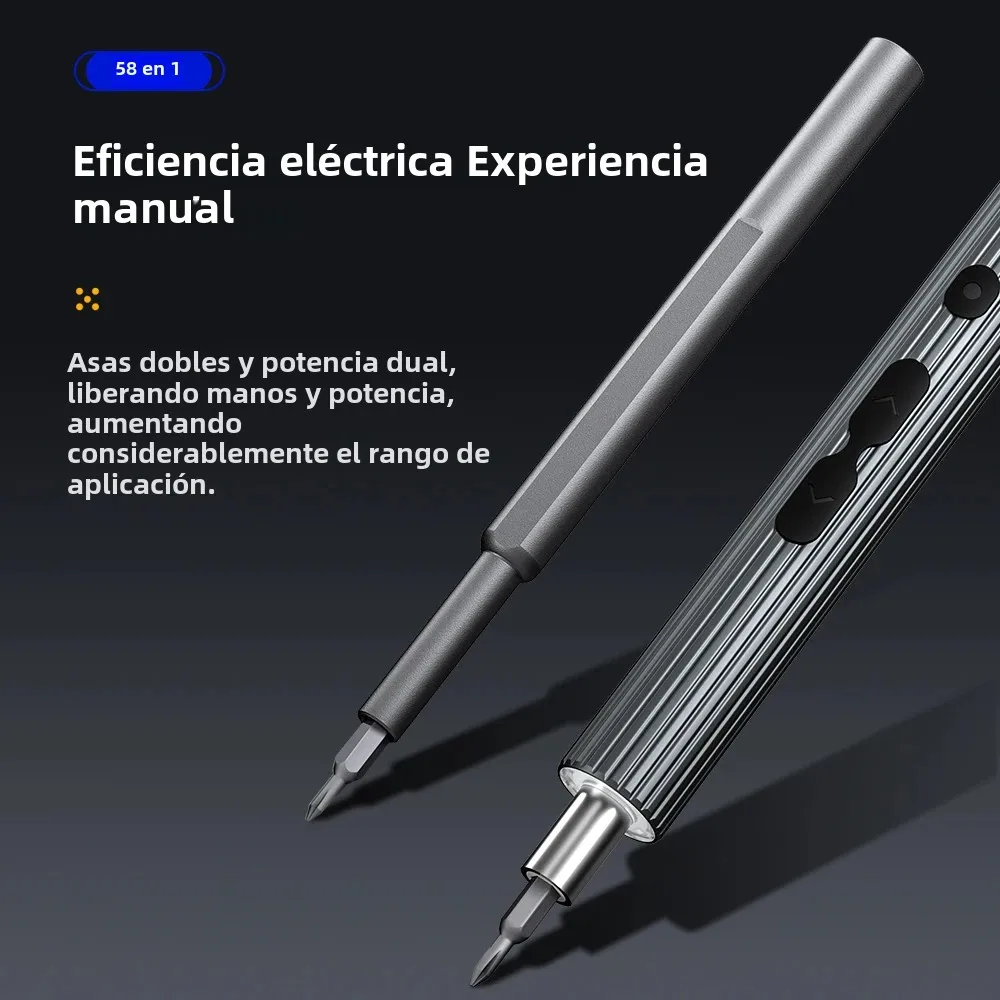 Juego de destornilladores eléctricos 58 en 1, herramientas de precisión, Mini Kit pequeño recargable inalámbrico para reparación de teléfonos móviles Xiaomi Watch - imagen 3