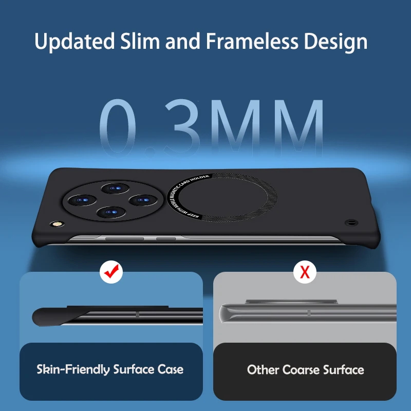 Funda de teléfono de Color sin marco magnética ultradelgada de lujo para Oppo Find X8S Plus X8 Ultra Pro cubierta a prueba de golpes - imagen 5