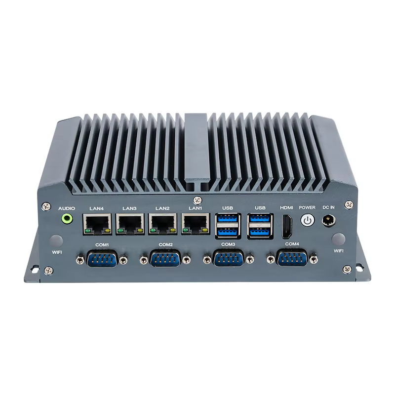 XCY Mini PC industrial Intel Core con WiFi y LTE múltiples puertos
