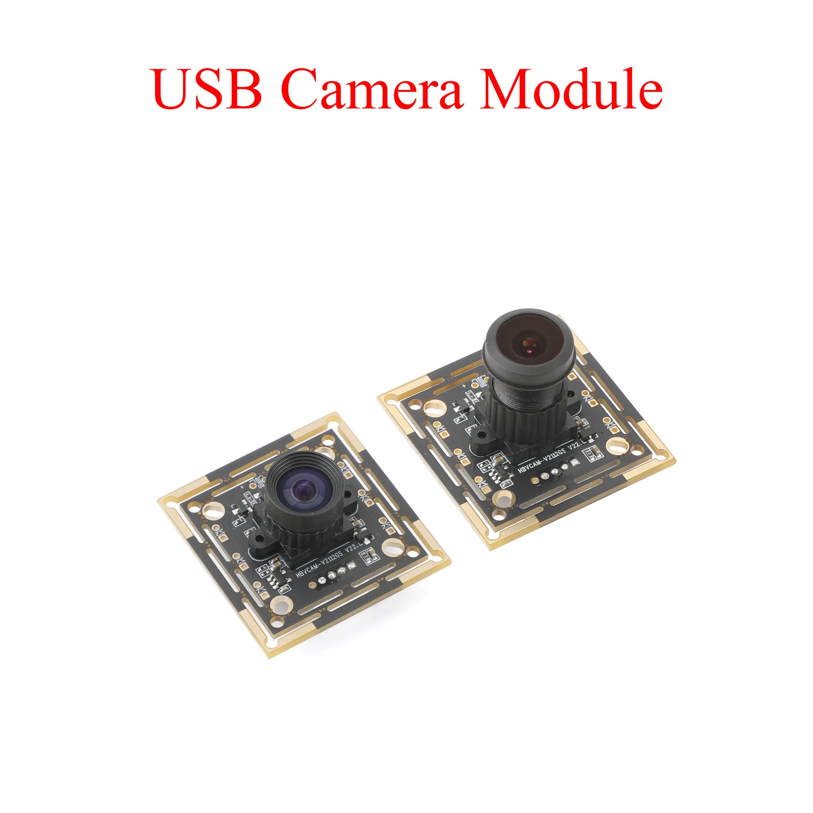 1 * USB sin controlador 60 ° /90 ° Módulo de cámara en blanco y negro de exposición de escaneo global de alta velocidad 0.3MP120FPS para reconocimiento facial