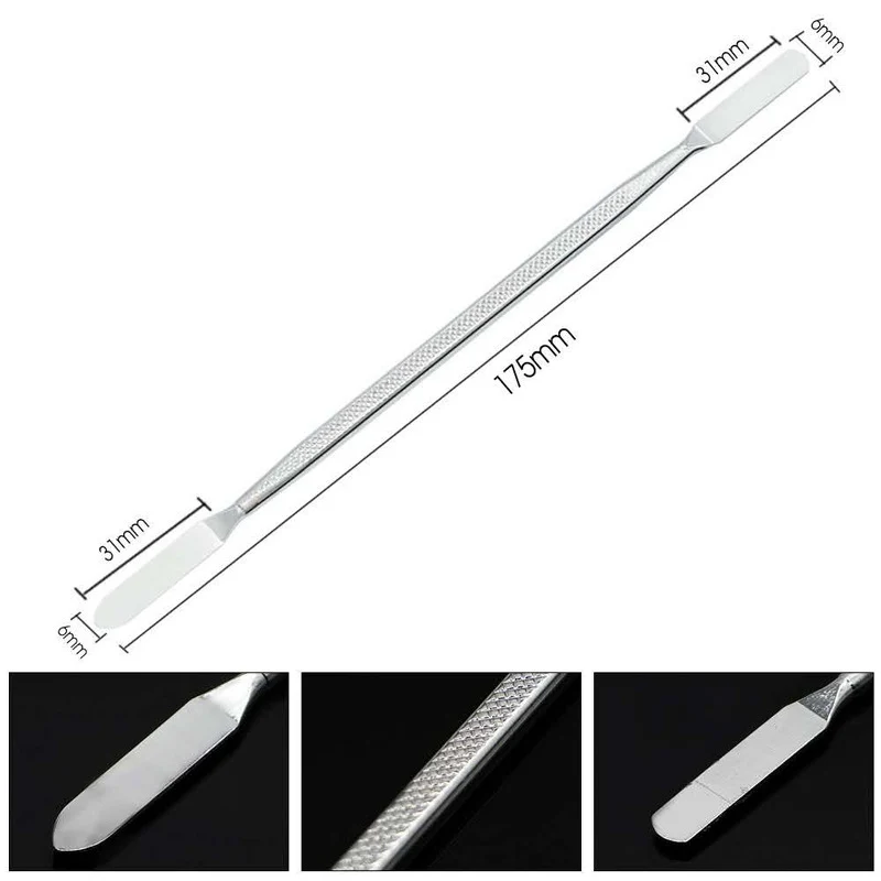 Kit de herramientas de mano con palanca de apertura de reparación, hoja para teléfono inteligente, tableta, PC, Spudger de Metal, juego de herramientas de desmontaje para IPhone/IPad/tableta, 3 uds. - imagen 3