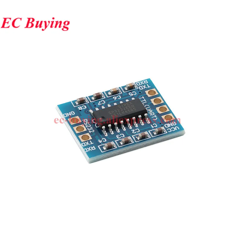Módulo SP3232 TTL a RS232, RS-232 a TTL, línea de cepillo de Flash, placa de módulo de puerto serie, canal único Dual 3,3 V 5V, 5 uds./1 ud. - imagen 3