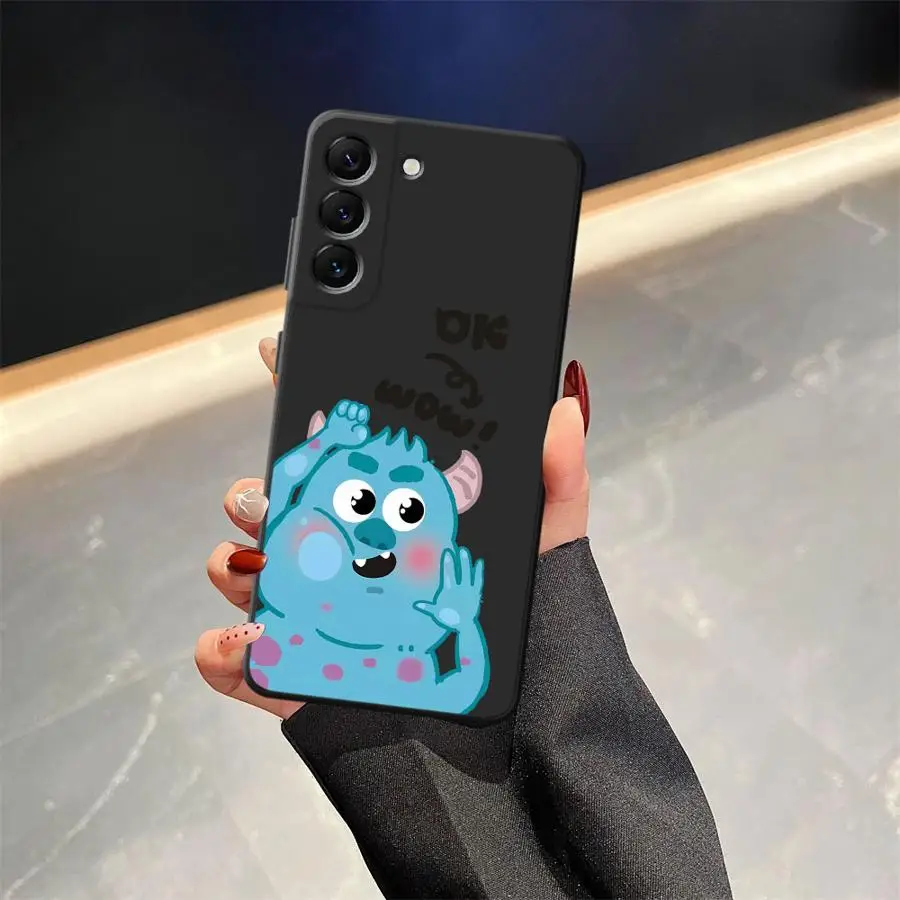 Funda para Samsung Galaxy A50 A05 A04 A30 A15 A10 A12 A20 A13 A70 A17 A40 A16 A06 funda negra suave para teléfono dibujos animados monstruos de Disney - imagen 5