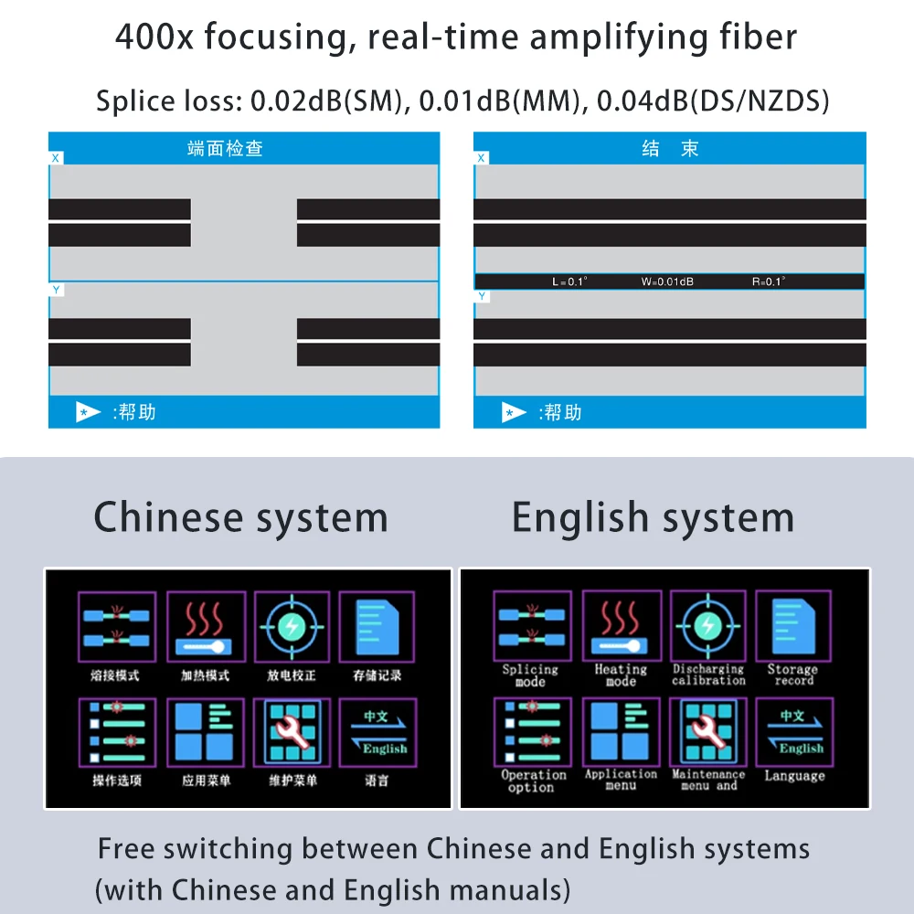 Empalmador de fusión de fibra óptica A-87S, juego completo de máquina de fusión en caliente, empalmador de fusión completamente automático, puente de cable de fibra óptica - imagen 5