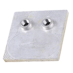 Bloque de refrigeración líquida para CPU, acabado plateado