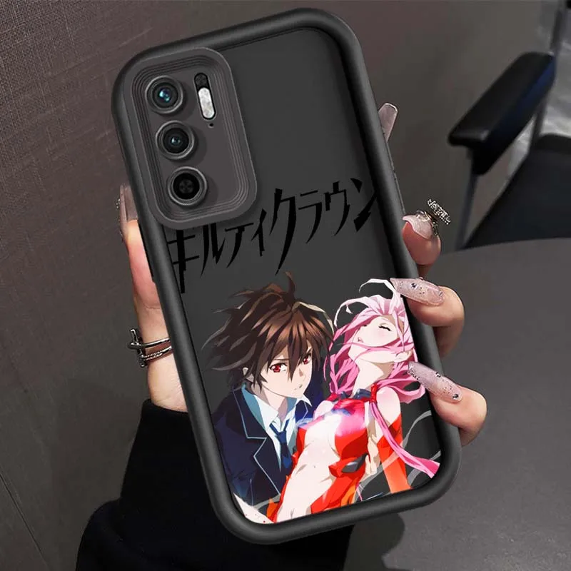 Logotipo de Anime Guilty Crown para Redmi Note 11 10 9 8 7 11S 11E 10T 10S 9S 11T Pro Plus 5G cubierta de la caja del teléfono de la escalera del ojo - imagen 5