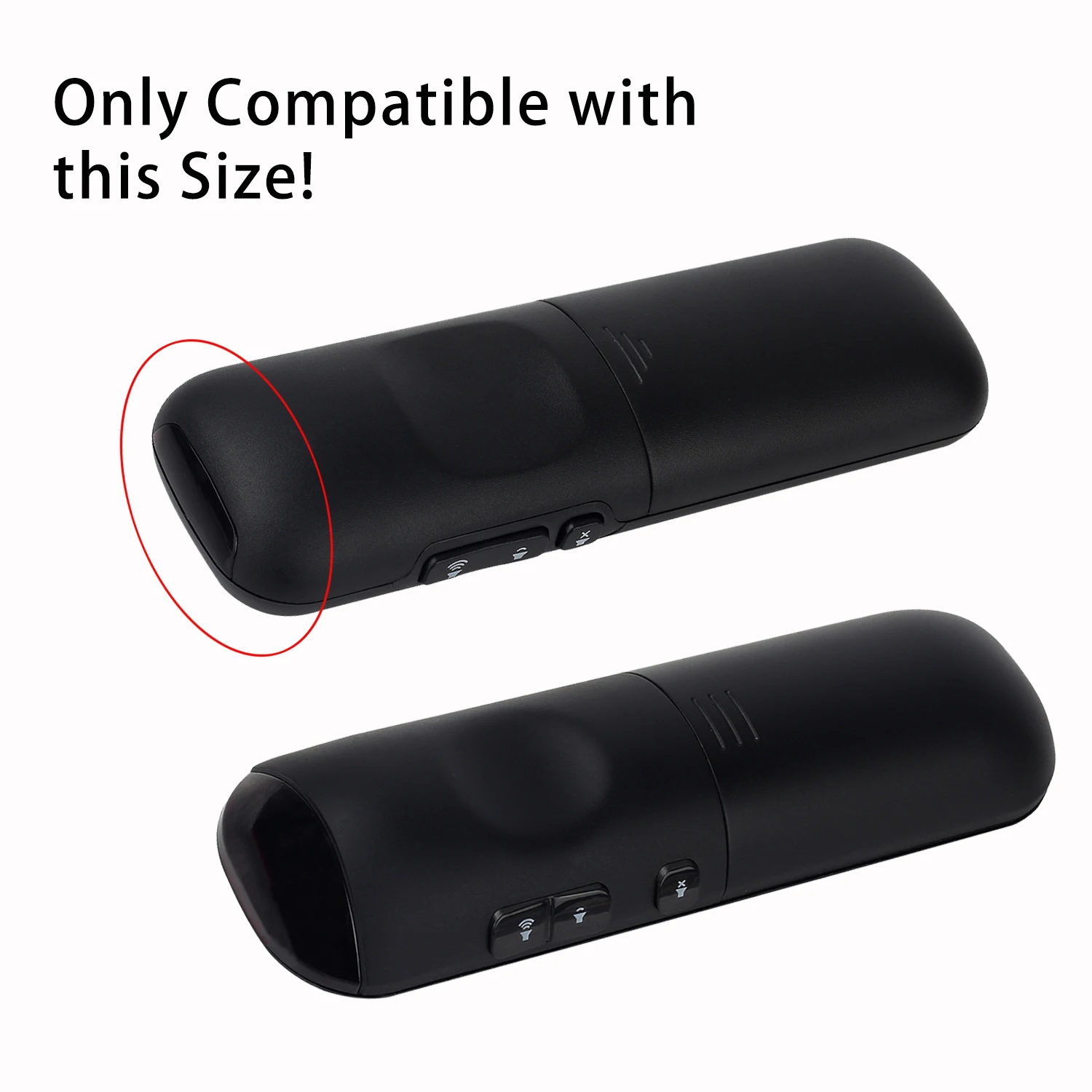 Funda protectora para mando a distancia TCL Roku TV, cubierta de silicona antideslizante, 3600R 3800/3900, 1 par - imagen 5