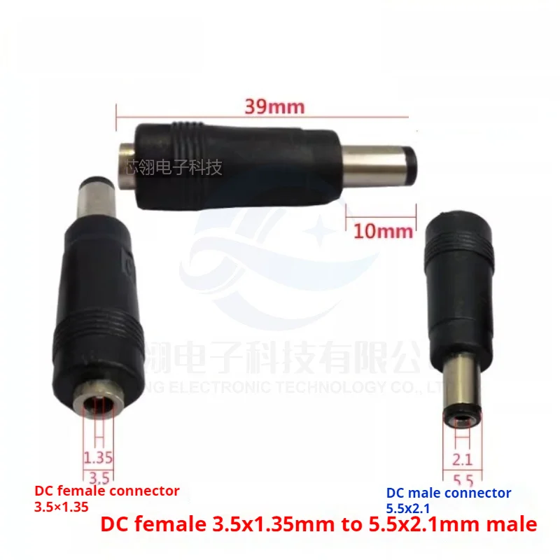 DC3.5 * 1,35 mm fuente de alimentación sin soldadura enchufe macho/hembra DC4.0 * 1,75.5 * 2,1/2,5 mm adaptador grande/pequeño - imagen 3