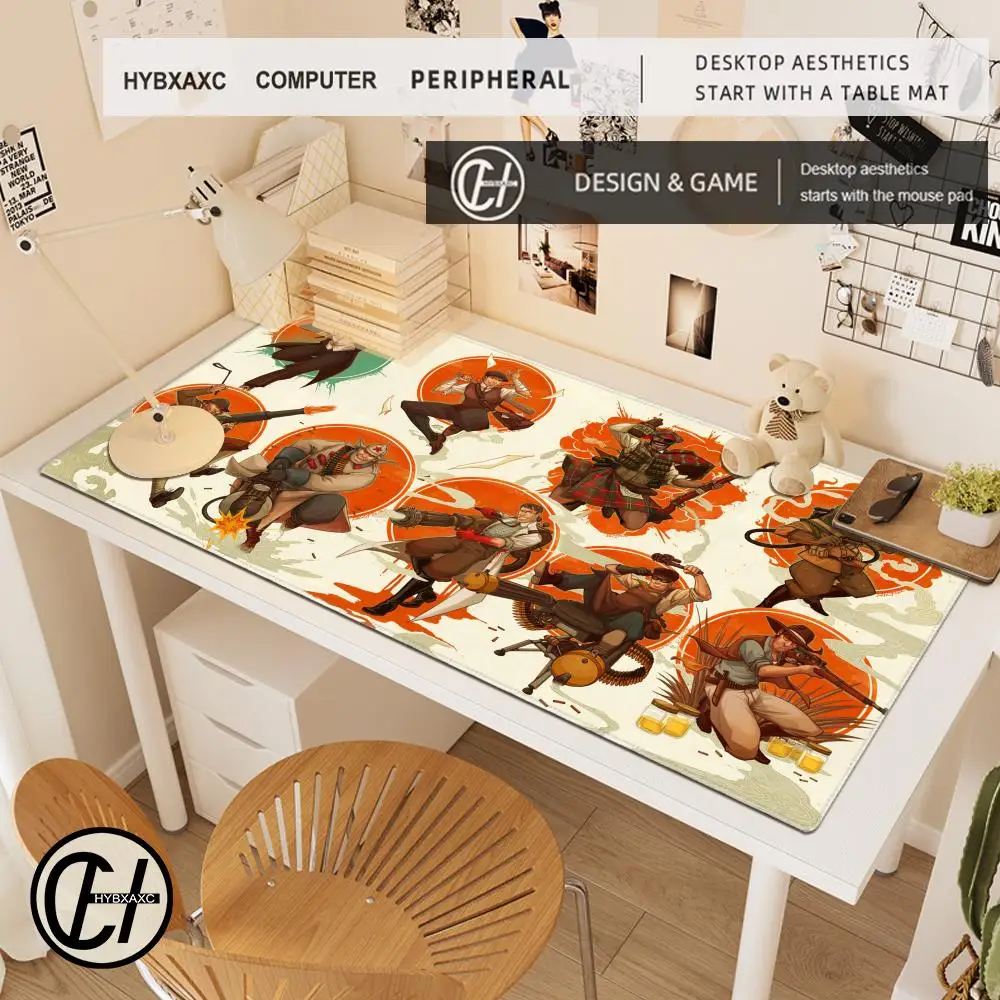 Alfombrilla de ratón Varmilo Team Fortress 2, alfombrilla de ratón para escritorio, bonita alfombrilla de escritorio HD, alfombrillas para teclado para juegos extendidas, alfombrilla grande XXL para jugador 90x40 - imagen 3