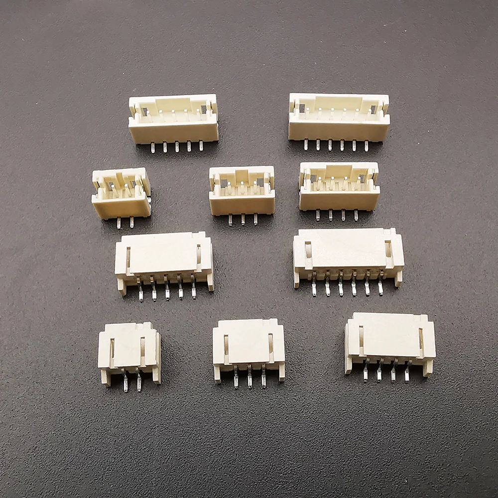 10/50 Uds SH/JST/ZH/PH/XH paso 1,0mm 1,25mm 1,5mm 2,0mm 2,54mm 2/3/4/5/6Pin conector de cabezal de Pin macho Vertical Horizontal - imagen 5
