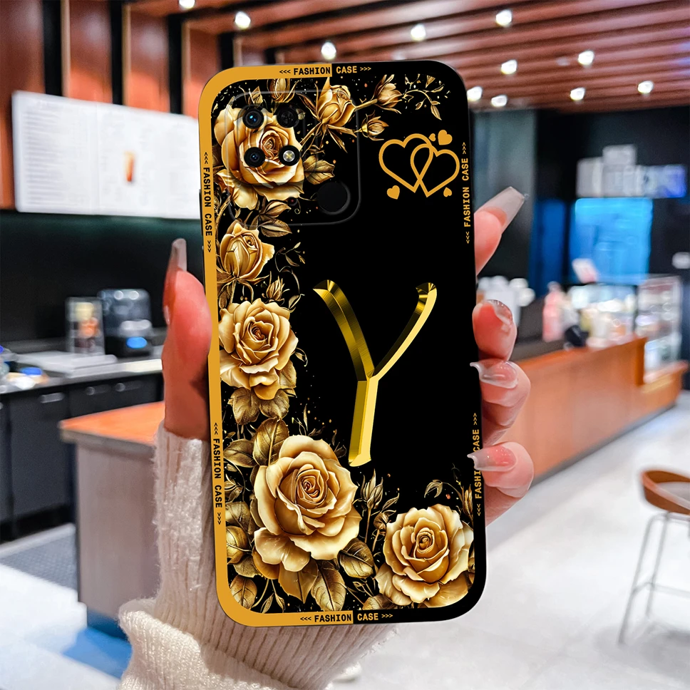 Para Redmi 10C 10X 10A 10 funda de teléfono con letras bonitas funda trasera de silicona líquida suave a prueba de golpes para Redmi10C 10X10 A Shell - imagen 3