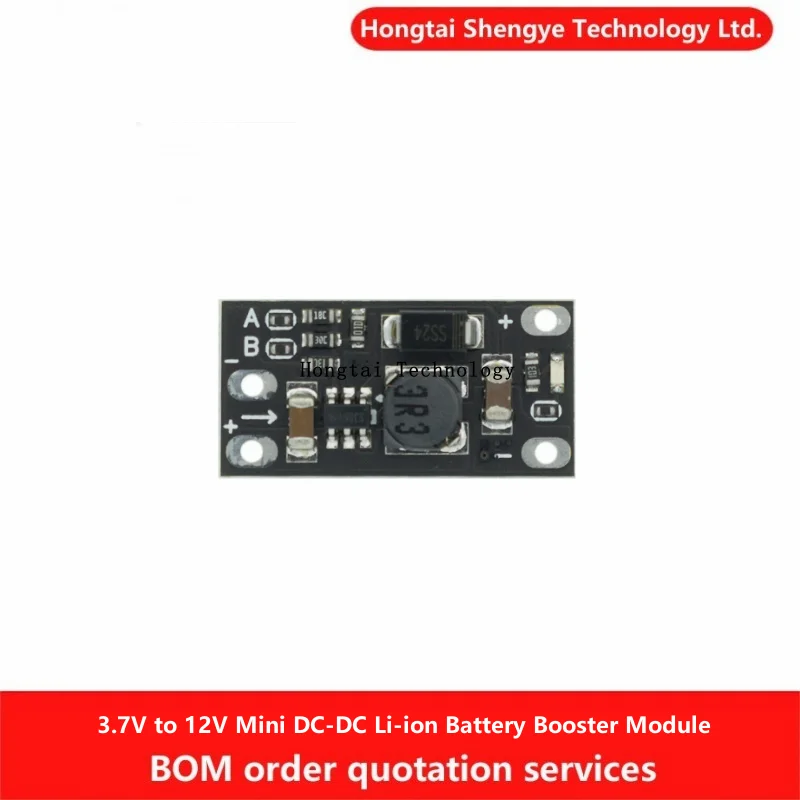 Mini módulo de refuerzo de CC-CC de 3,7 V a 12V compatible con refuerzo de batería de iones de litio de salida de 5V/8V/9V/12V - imagen 2