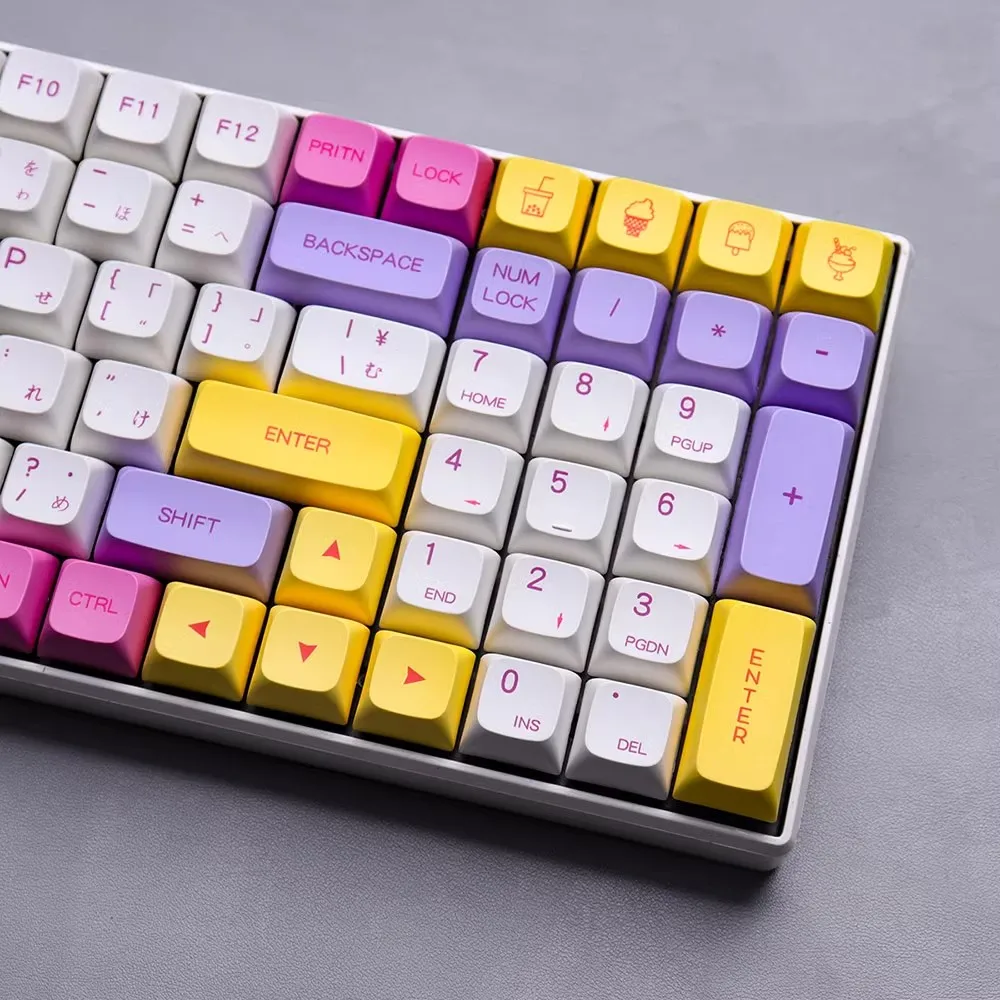 Teclas PBT de 136 teclas, perfil XDA, teclas personalizadas coreanas, inglesas y japonesas para teclado mecánico Cherry MX 104/87/61 - imagen 3