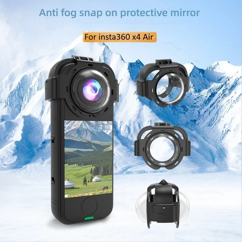 Tapa protectora de lente Premium para Insta360 X4 Air, cubierta protectora de lente de vidrio óptico Premium, accesorios de tapa a prueba de arañazos/caídas/polvo - imagen 4