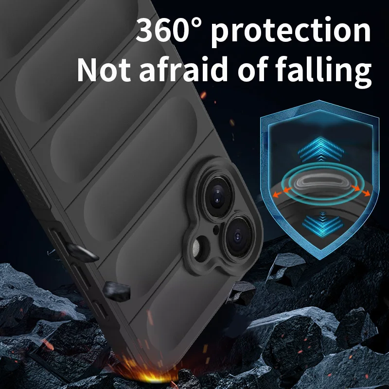 Funda silicona líquida iPhone - trasera protectora para 11-16 Pro/Max