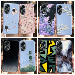 Funda Silicona OPPO A58 4G – Carcasa TPU Flores Populares