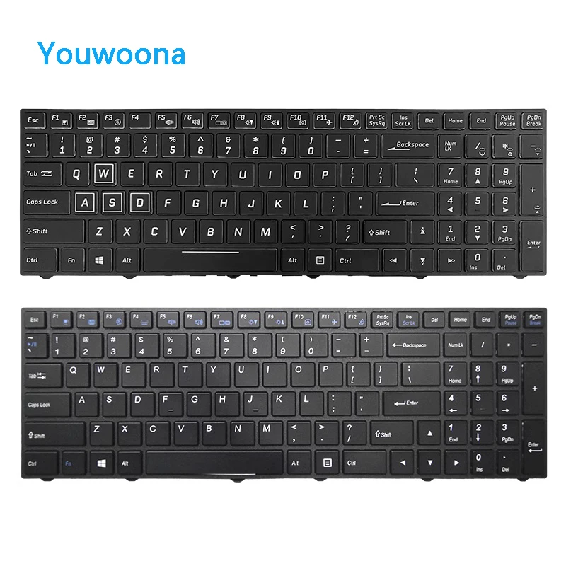 Nuevo teclado del ordenador portátil para Hasee T6Ti-X5 T6-X5 T6-X7 T6-X5E T7-X7E Hasee K690E-G6D2 G6D1 T6Ti T96C T96E T97C G99E