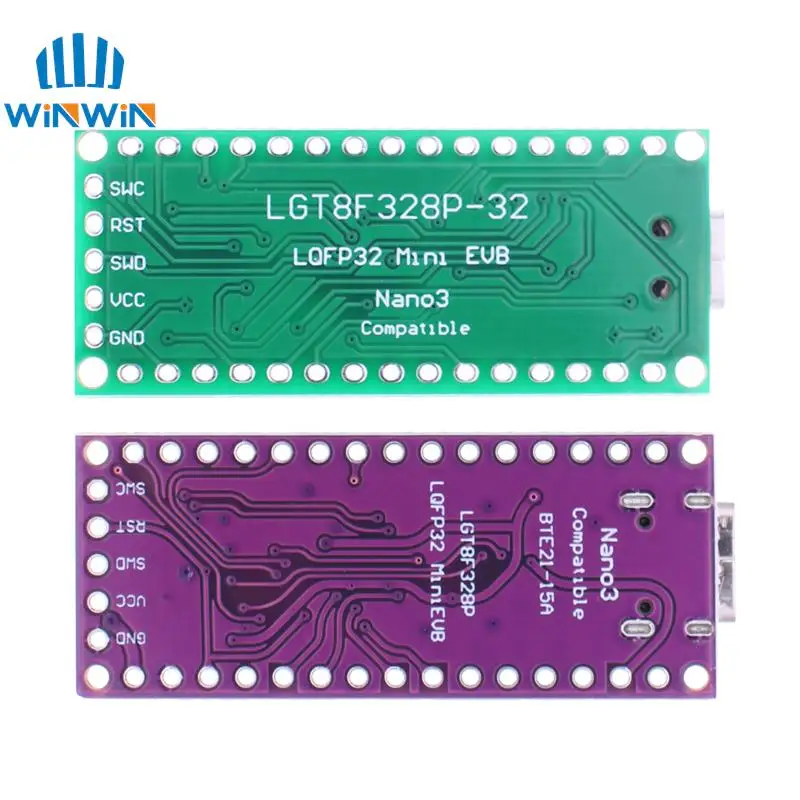 LGT8F328P-LQFP32 MiniEVB TYPE-C MICRO USB Compatible con ATMEGA328 Nano V3.0 LGT8F328P CH9340C / HT42B534-1 SOP16 para Arduino - imagen 2