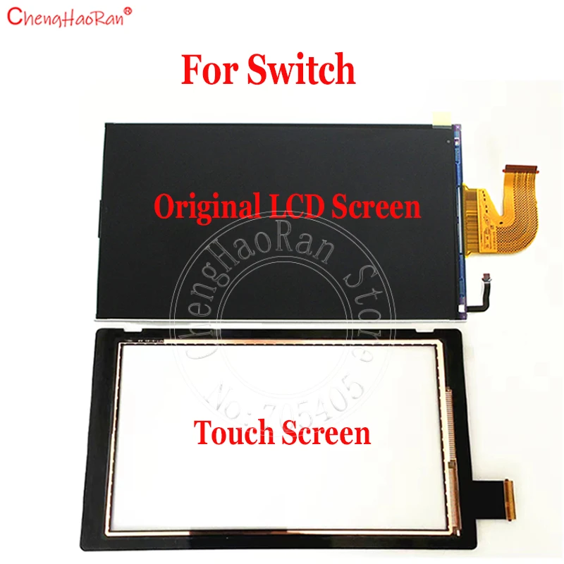1 Uds. Nueva pantalla táctil LCD Original para accesorios de reparación de consola Switch NS para pantallas internas y externas