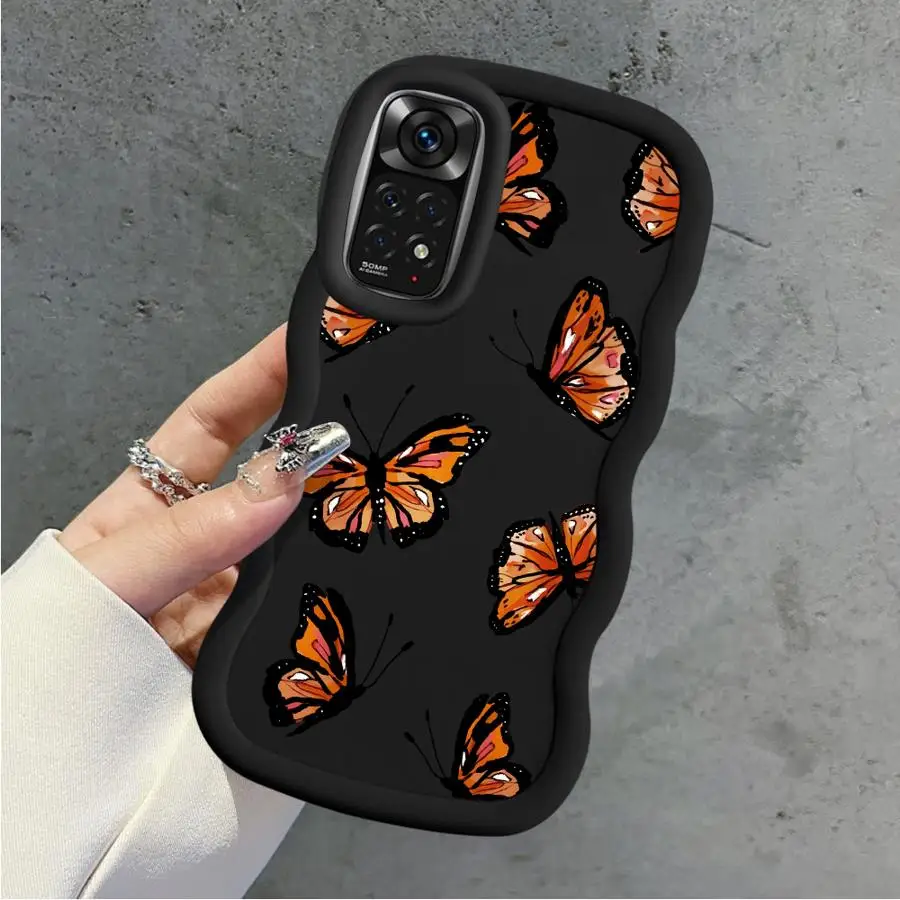 Funda para Xiaomi Redmi 10A A5 14C A1 + A2 Plus 10C 9T 13C 9C A3 12C funda suave para teléfono mariposa de dibujos animados - imagen 3
