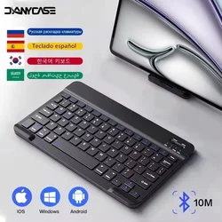 Teclado inalámbrico Bluetooth recargable para iPad y tablets