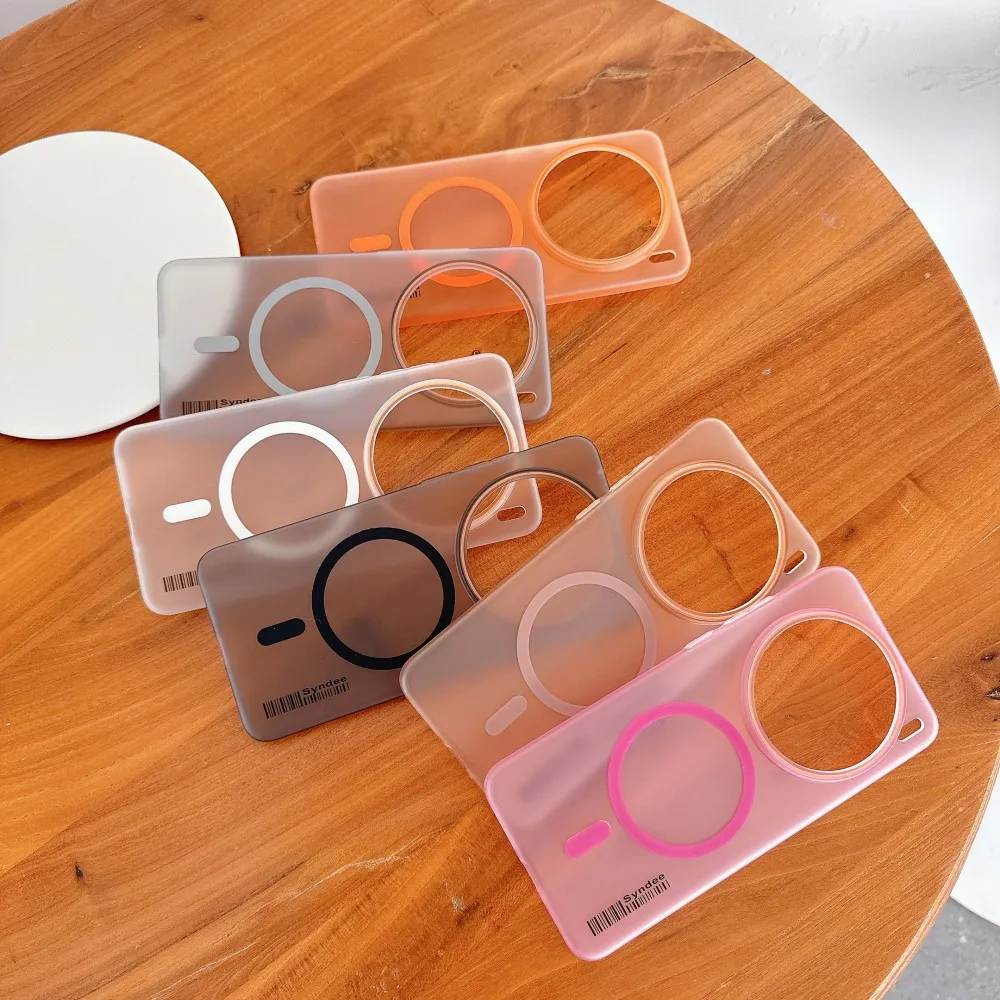 Para VIVO X200 Pro funda dura transparente magnética carga inalámbrica funda protectora trasera para VIVO X200 Pro Mini carcasa de teléfono - imagen 4