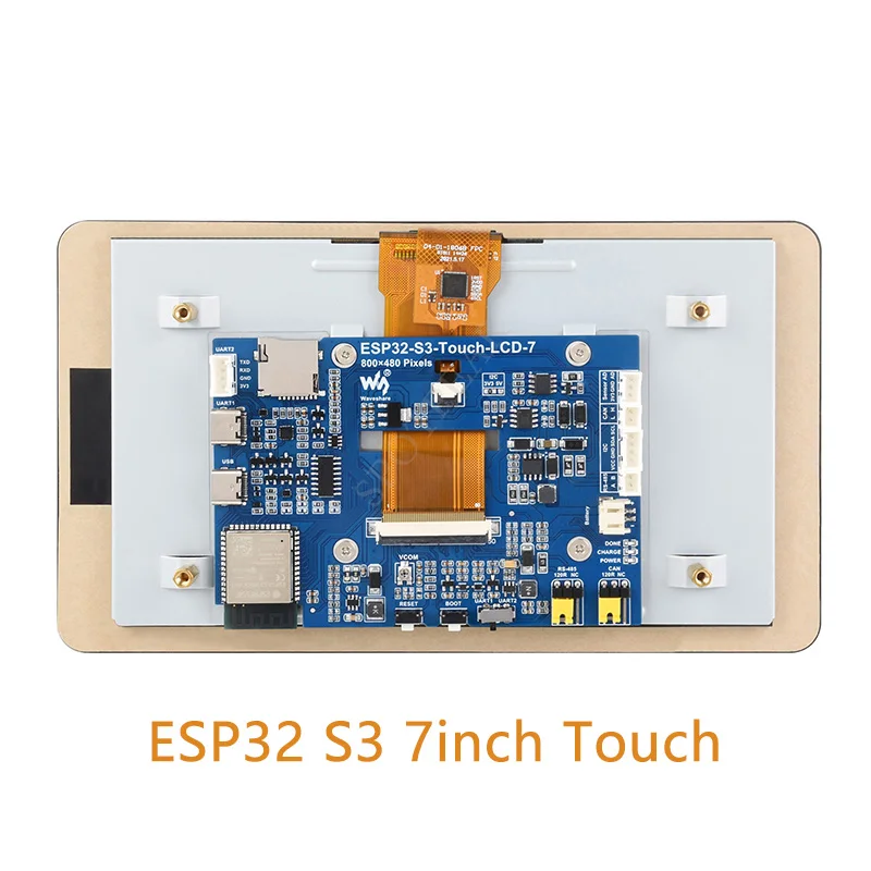 ESP32 S3 táctil LCD pantalla capacitiva de 7 pulgadas 800 × 480 Placa de desarrollo Xtensa LX7 WiFi BT5 CAN RS485 Sensor HMI LVGL GUI - imagen 3