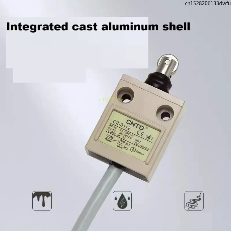 CNTD Micro interruptor de límite reinicio automático CZ-3112 viaje con rueda contacto plateado - imagen 3