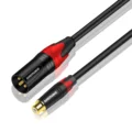 XLR M to RCA F