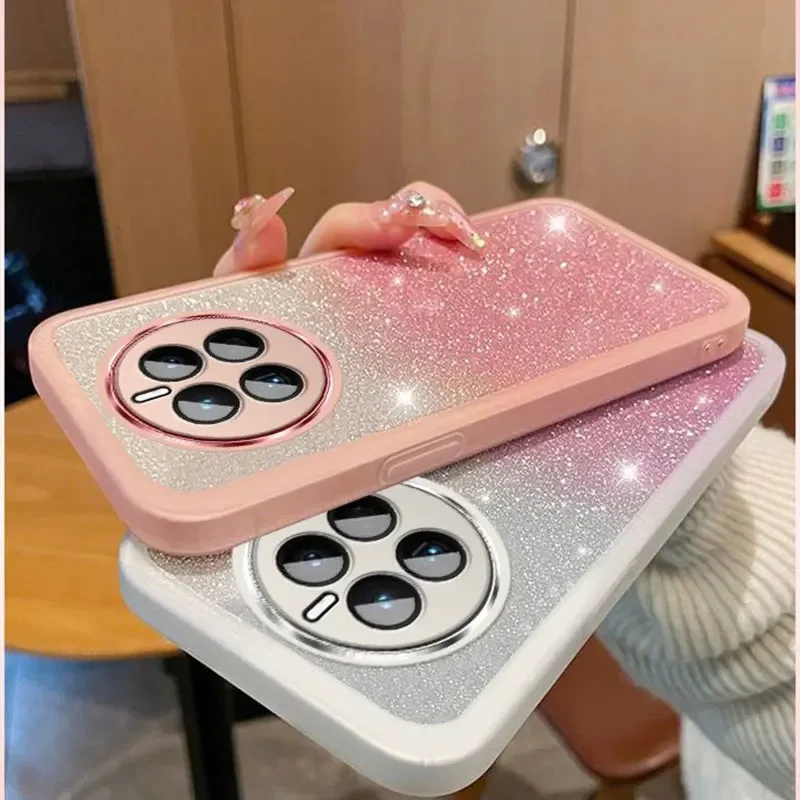 Realme 12 Pro + funda, funda de teléfono con protección de lente brillante de lujo para OPPO Realme 12 pro plus 12X Reno11 F A59 5G funda Realme12 pro - imagen 4