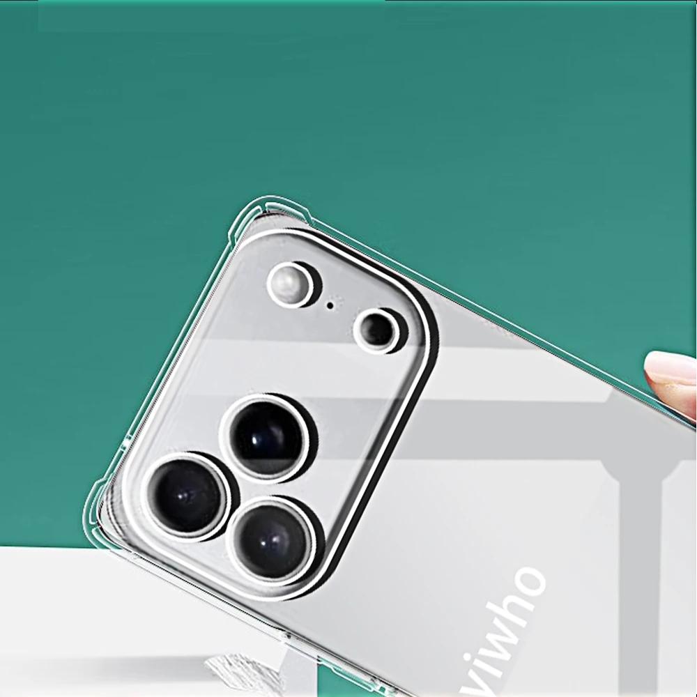 Funda de teléfono transparente suave de TPU para IPhone 17 Air 16e 14 15 16 Pro Max 16 11 12 13 MIni E Funda trasera transparente - imagen 4