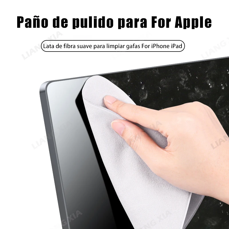 Paño de pulido Universal para Apple iPhone, paño de limpieza de pantalla con nanotextura para iPad, Macbook, limpiador de limpieza para pantallas de lentes - imagen 2