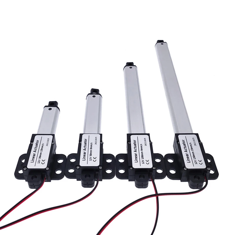 Actuador Lineal Eléctrico 12V 50mm – Fuerza 30-150N con Controlador - imagen 3