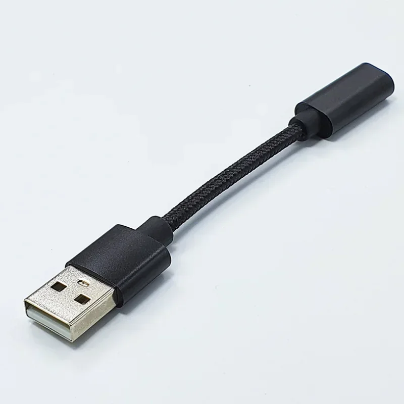 Adaptador tipo c hembra a USB macho Cable de datos de carga de teléfono móvil Android Adaptador tipo c de 10 cm - imagen 2