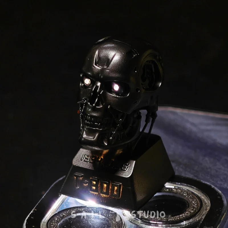 El Terminator temático keycap película periférica personalizada keycap T800 arte creativo regalo periférico translúcido mecánico keyca - imagen 3