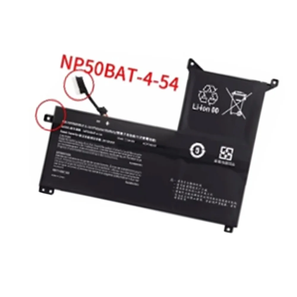 Original NP50BAT-4 NP50BAT-4-54 NP50BAT-4-73 batería del ordenador portátil F117-7 XM Focus 16 G7 KE X15 AT23 para Clevo NP70 NP7861C TX8R9 TX9R9 - imagen 4