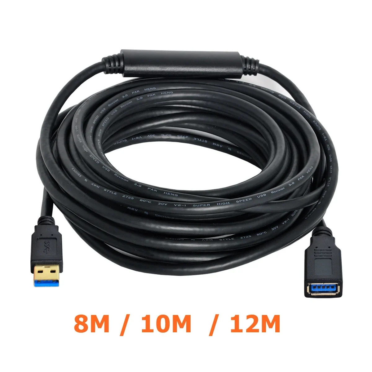 Cable de extensión USB3.0 de 12M, 10M, 8m para Smart TV, PS4, Xbox One, SSD, Cable USB a USB, Cable de datos, Mini Cable de extensión USB3.0 - imagen 4