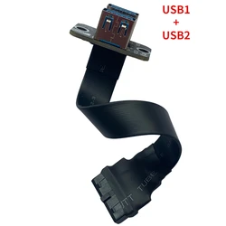 Placa Frontal USB 3.0 - 2 Puertos USB-A