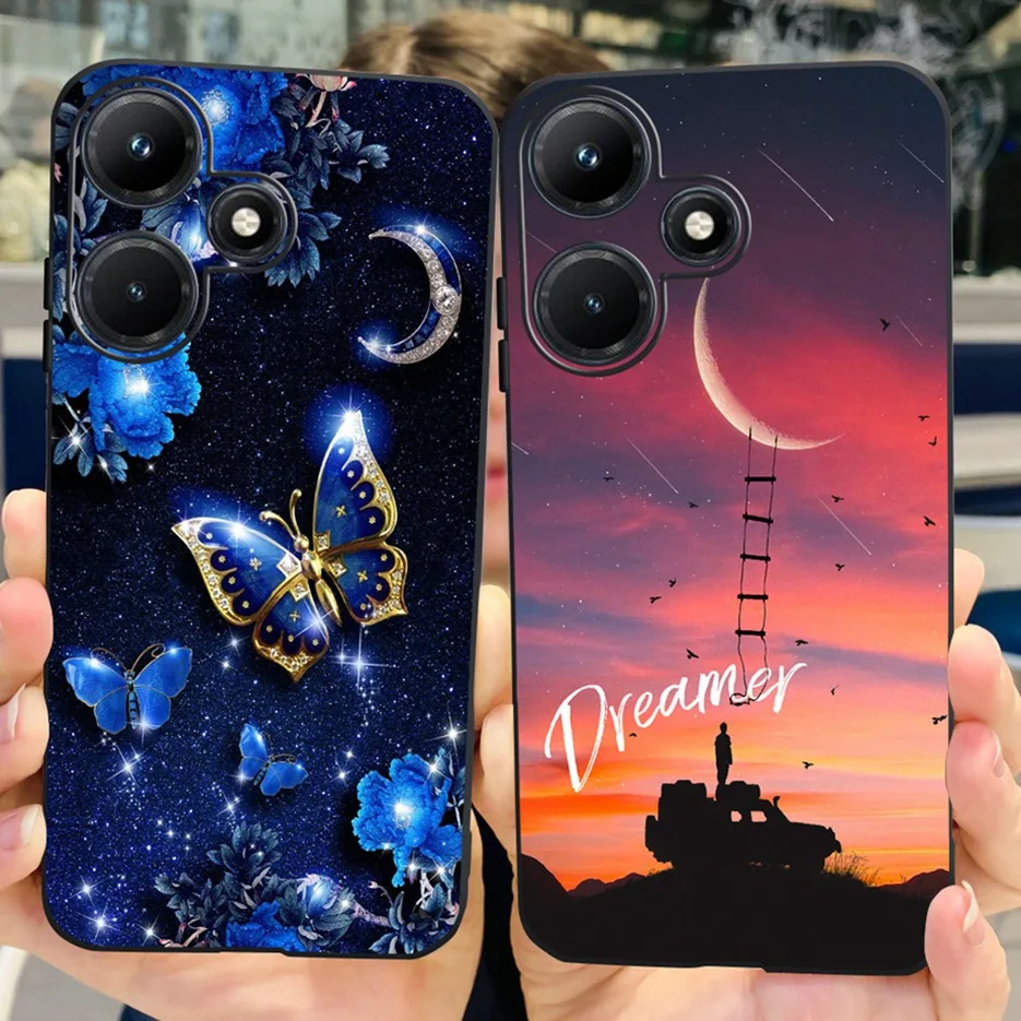 Funda de silicona suave para Infinix Hot 30i X669, carcasa trasera de TPU con Gato y Panda, para Infinix Hot 30i, Hot30i, NFC - imagen 4