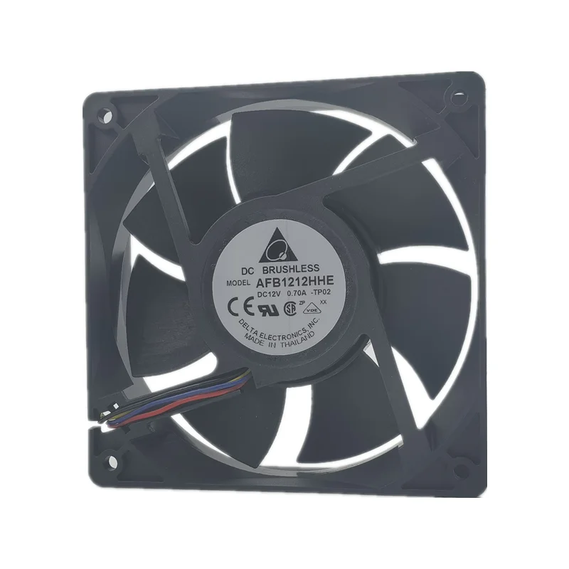 Nuevo delta AFB1212HHE 12V 0.70a 12038 12cm control de temperatura y medición de velocidad ventilador de refrigeración del chasis - imagen 3