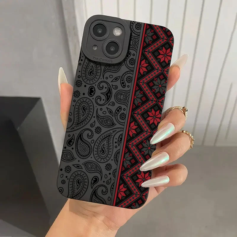Funda de teléfono con patrón de tótem Vintage para Xiaomi Poco F6 F5 X5 M6 Pro Mi 14T 13T 12T Pro 14 13 12 11 Lite 5G NE, funda suave a prueba de golpes - imagen 2