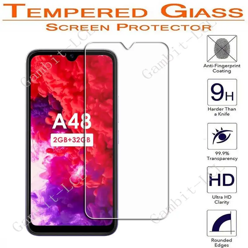 Itel Protector de pantalla vidrio templado A27 A49 A58 Pro - imagen 4