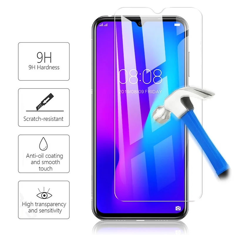 Para OPPO RX17 Neo AX7 Pro A1k A5s Realme C2 X Lite X2 XT 3 5 Protector de vidrio templado 9H Protector de pantalla cubierta de película de vidrio