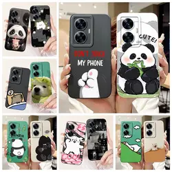 Funda de silicona Realme C55 y Narzo N55 con diseño animal