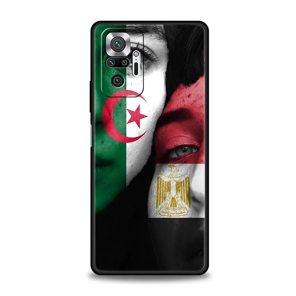 Funda de teléfono con pasaporte de Argelia para Xiaomi Redmi Note 14 13 12 5G 11 10 Pro Plus 4G 9S 9 14C 13C 12C 10C 9C 9A, funda suave de TPU - imagen 2